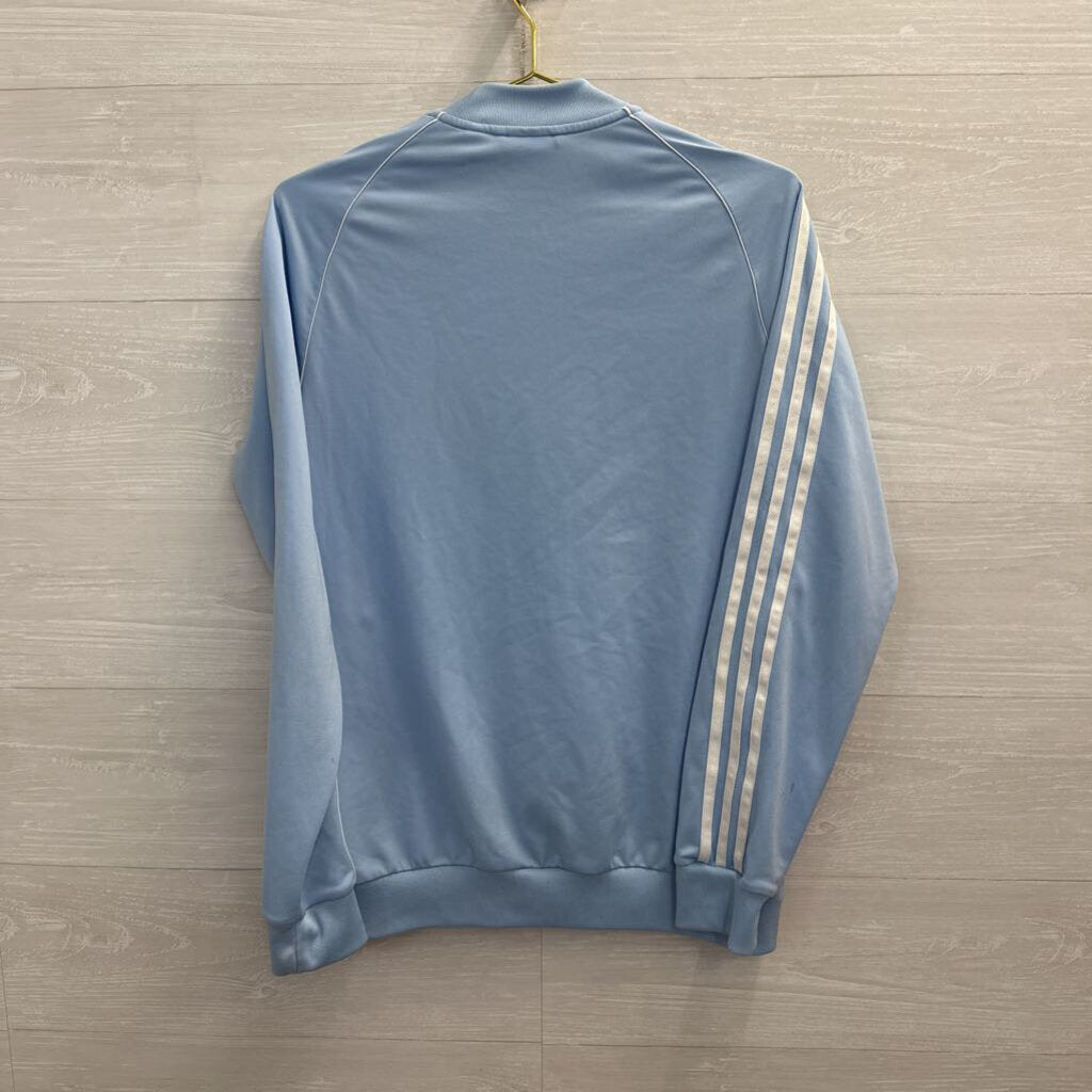 Adidas Blue/ White Zip Up Track Jacket Extra Large
