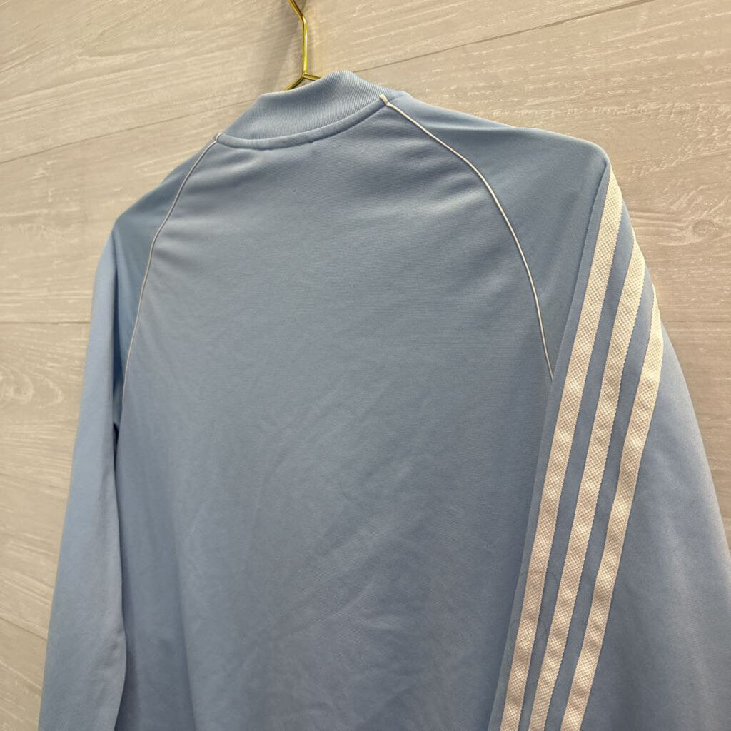 Adidas Blue/ White Zip Up Track Jacket Extra Large