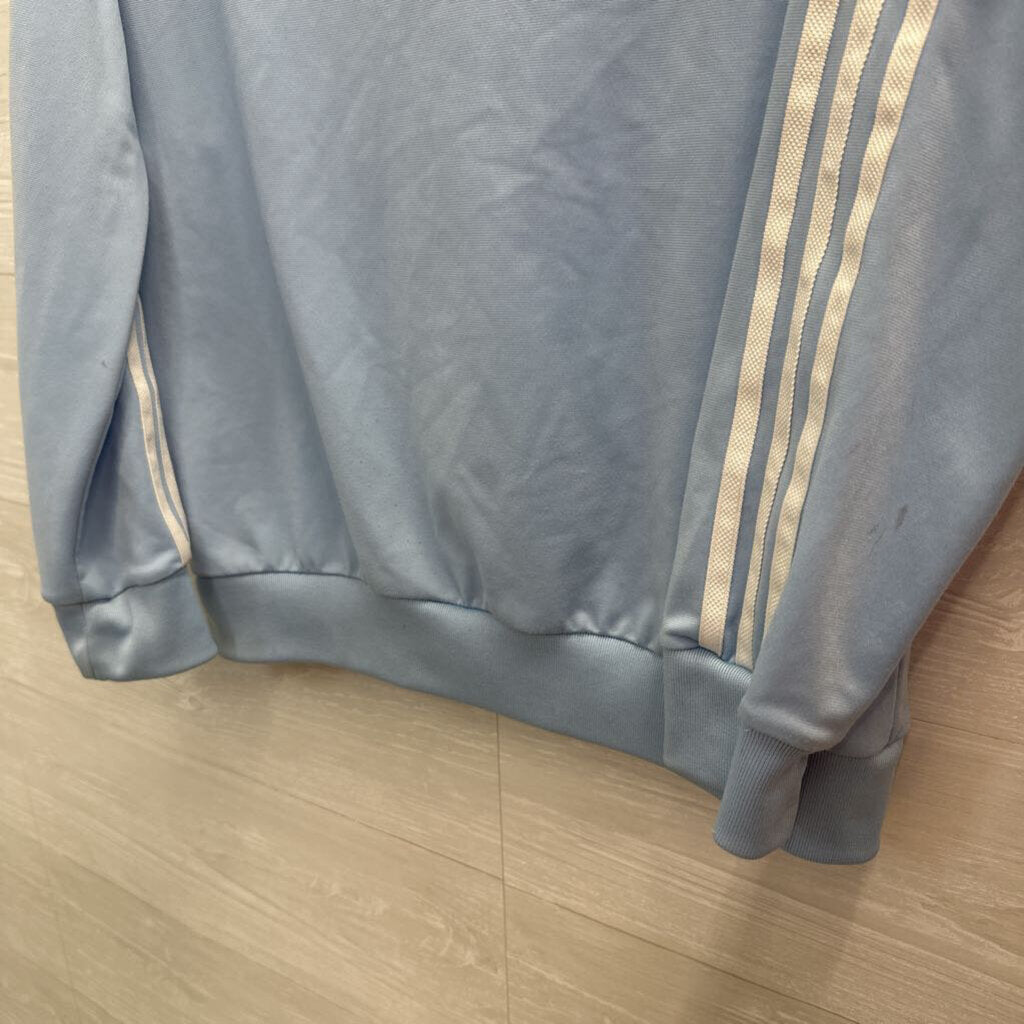 Adidas Blue/ White Zip Up Track Jacket Extra Large