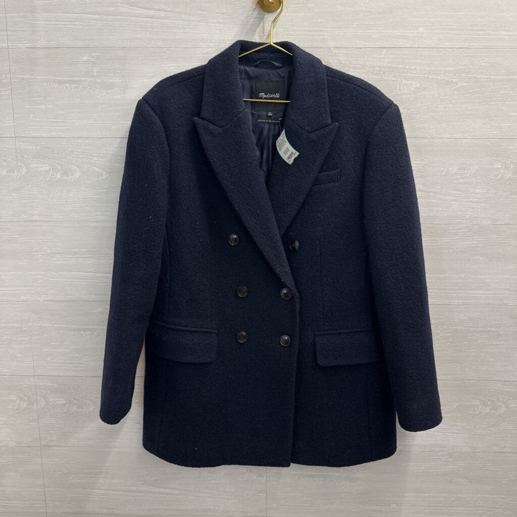 Madewell Navy Double Breasted Jacket 10