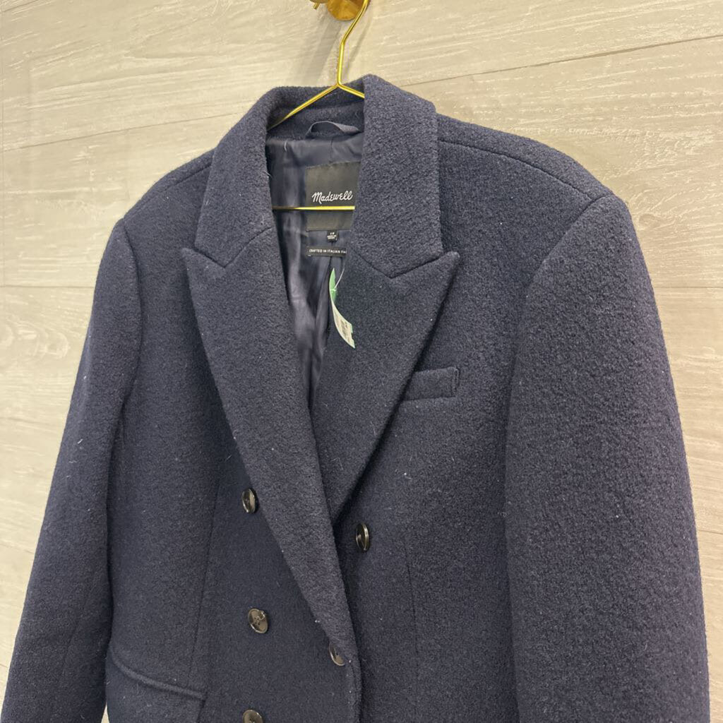 Madewell Navy Double Breasted Jacket 10