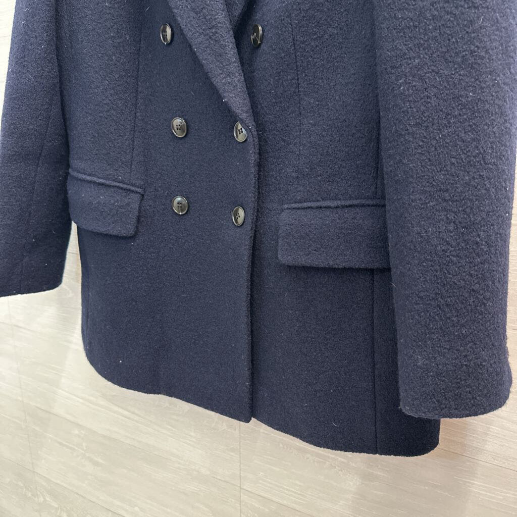Madewell Navy Double Breasted Jacket 10