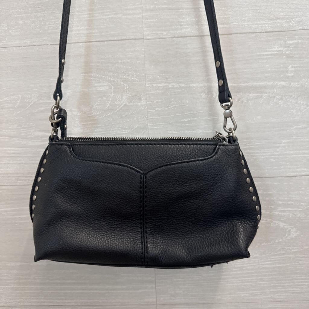 The Sak Black Pebbled Leather Crossbody Purse
