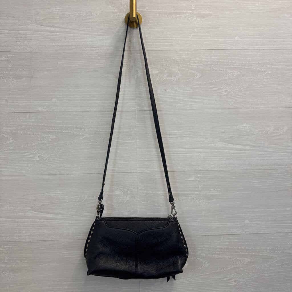The Sak Black Pebbled Leather Crossbody Purse