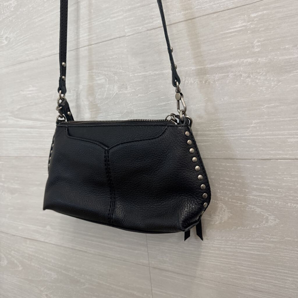 The Sak Black Pebbled Leather Crossbody Purse