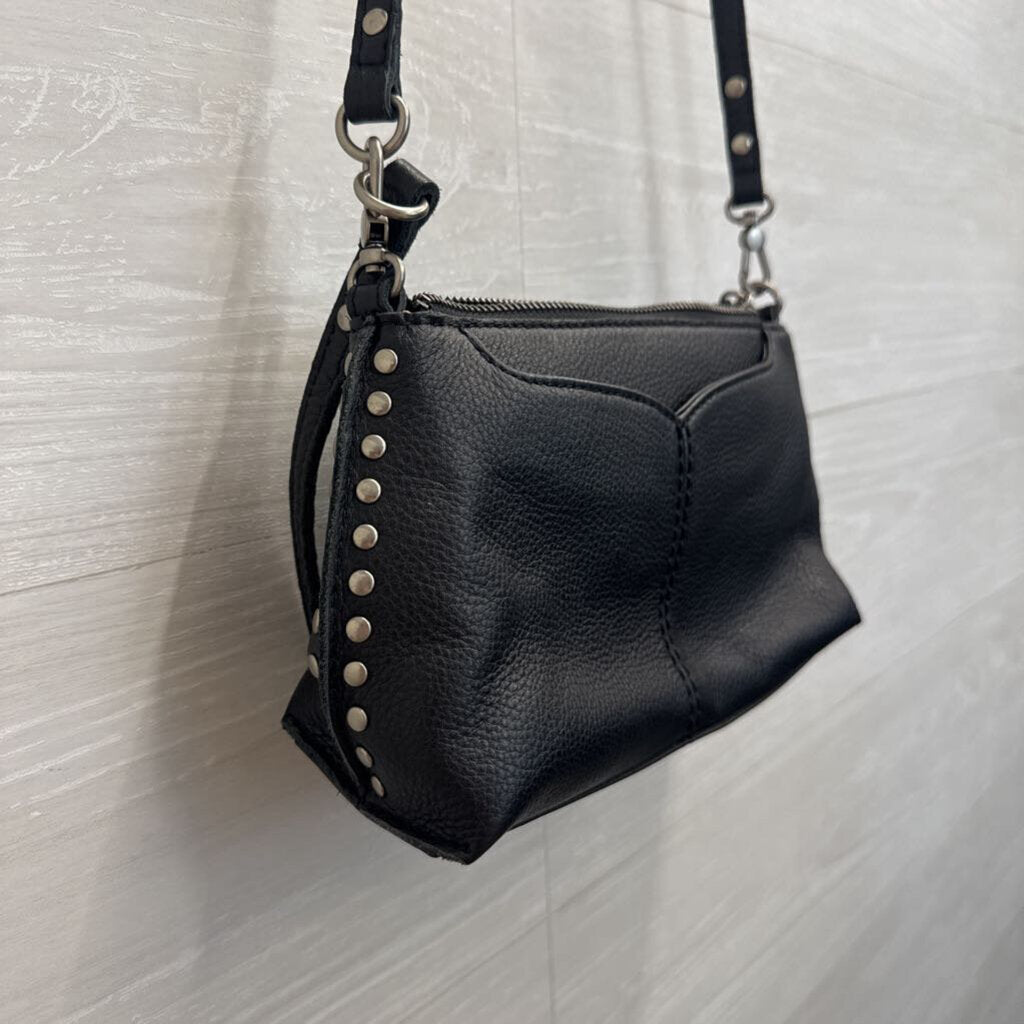 The Sak Black Pebbled Leather Crossbody Purse