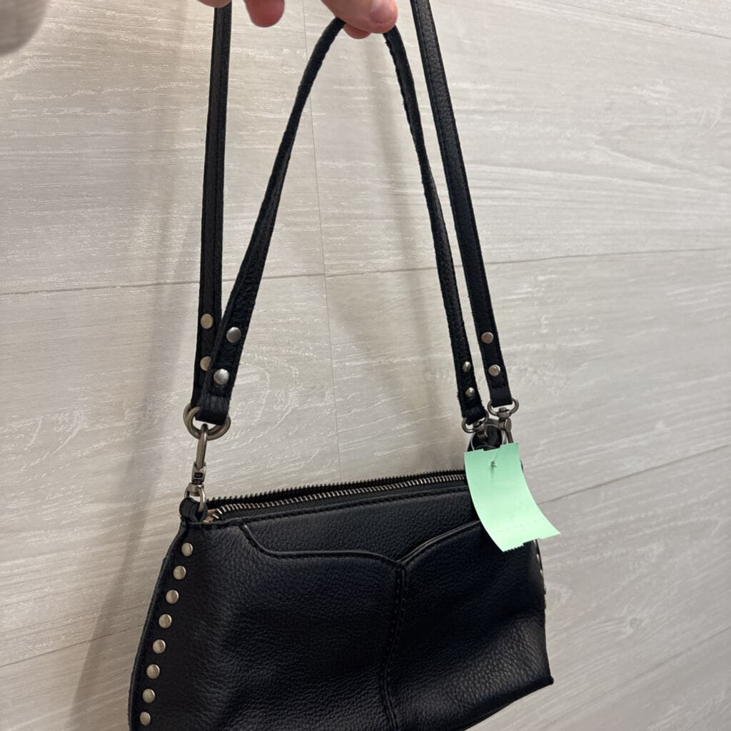 The Sak Black Pebbled Leather Crossbody Purse