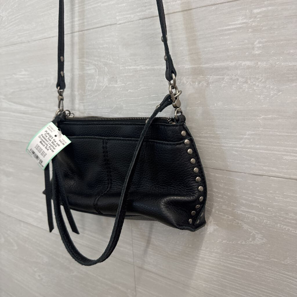 The Sak Black Pebbled Leather Crossbody Purse