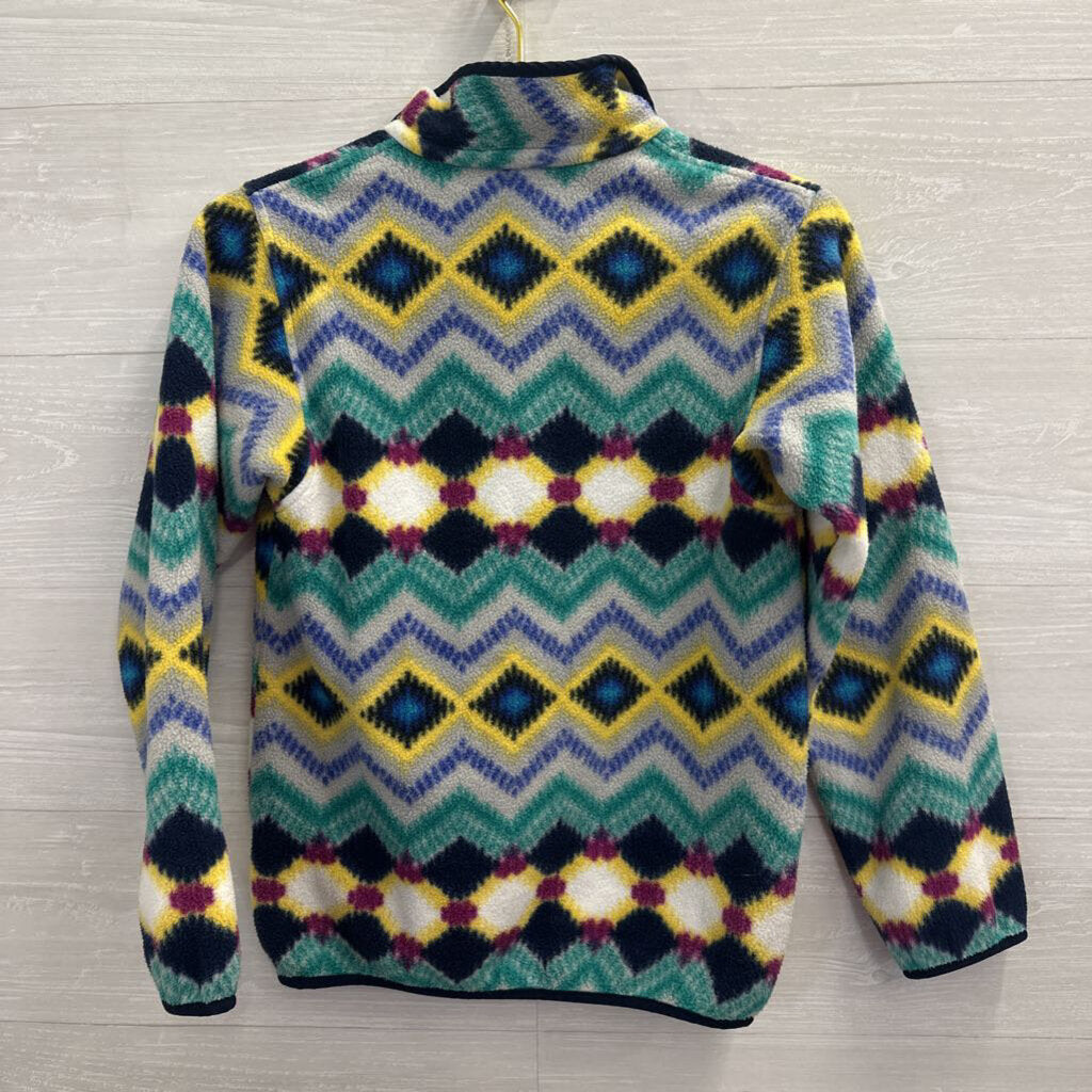 Patagonia Blue/ Multi Print Fleece Pullover XXS