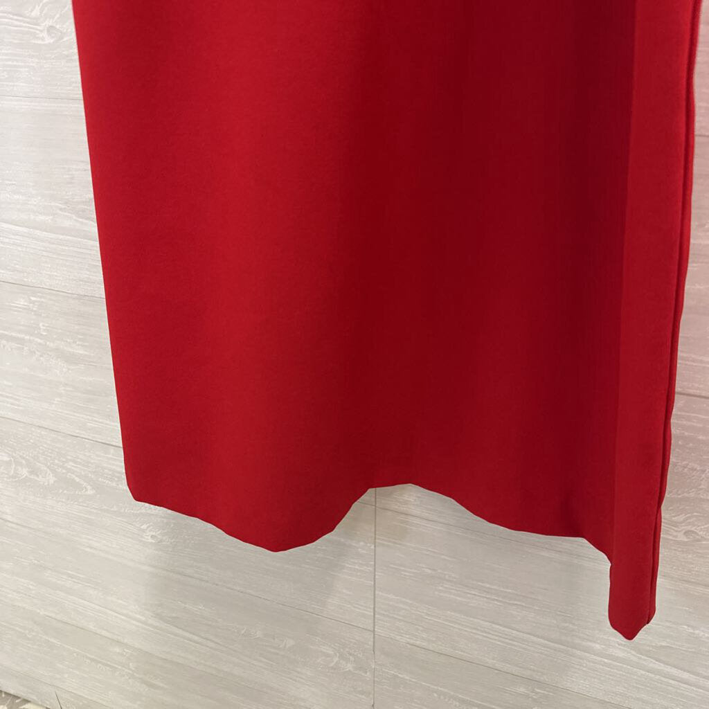 Vintage Paul Alfred Striped Button Down Top Red Skirt Belted Dress Small