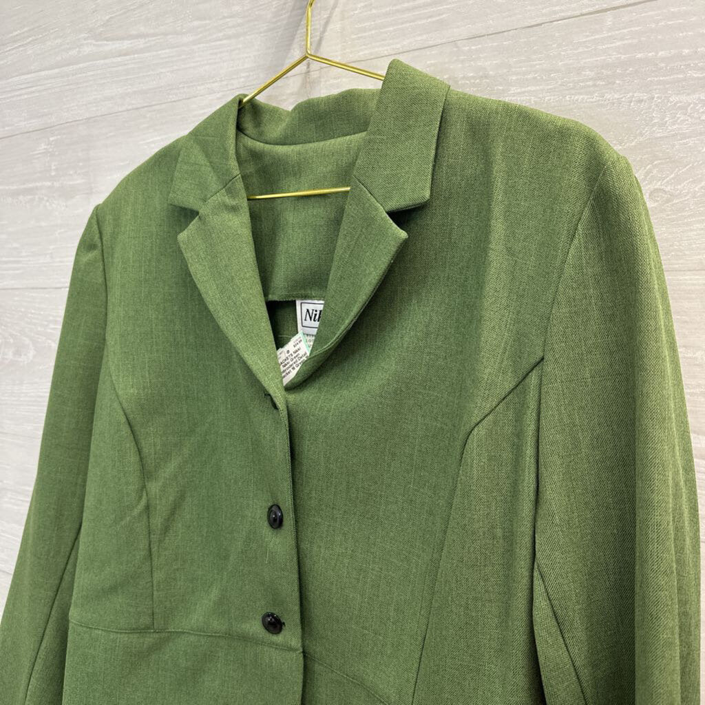 Nikki Green Embroidered Detail Jacket 16