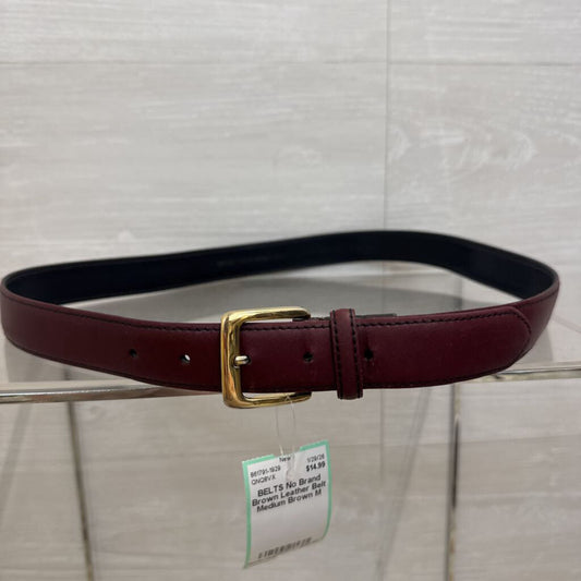 Brown Leather Belt Medium