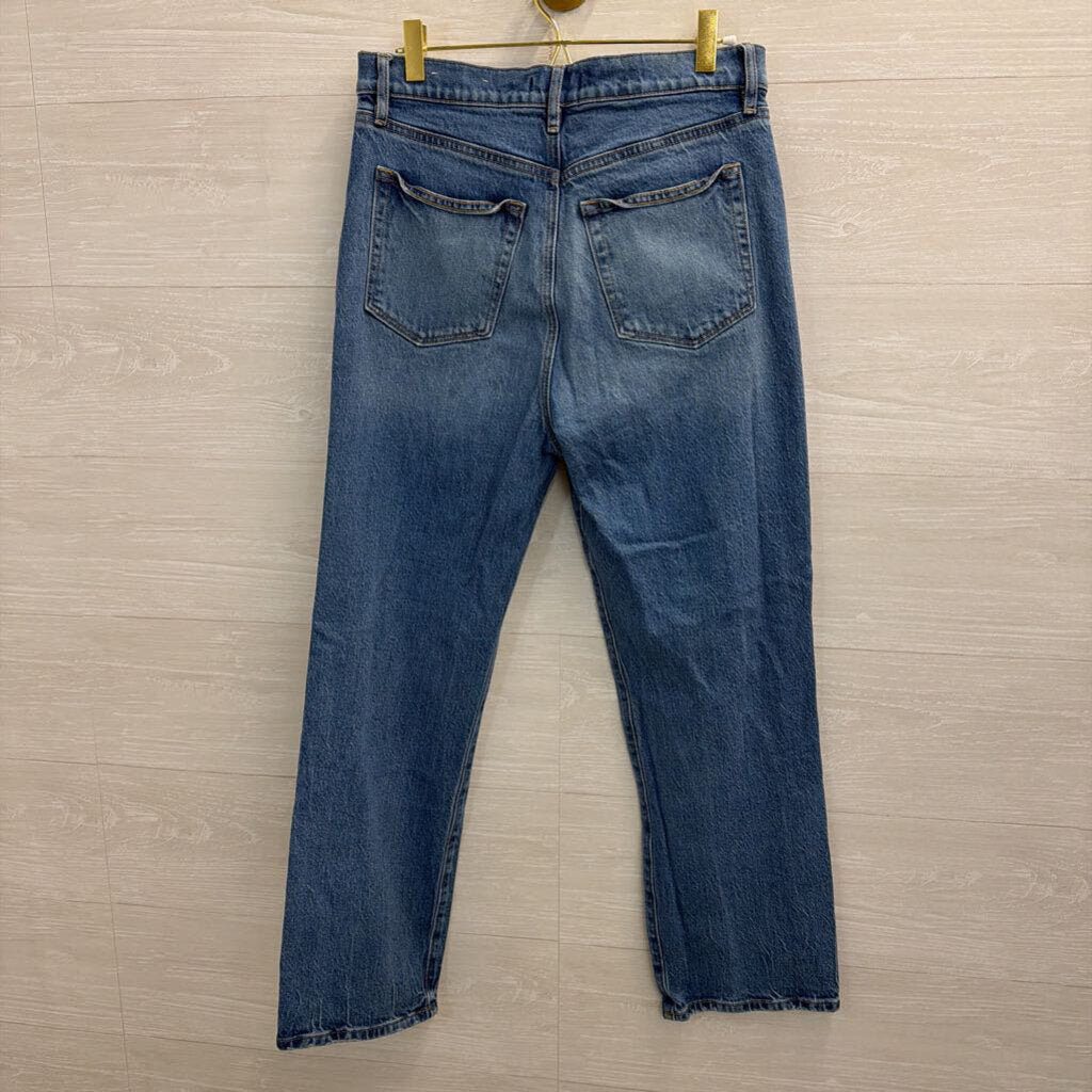 Loft Medium Wash The Straight Jeans 28