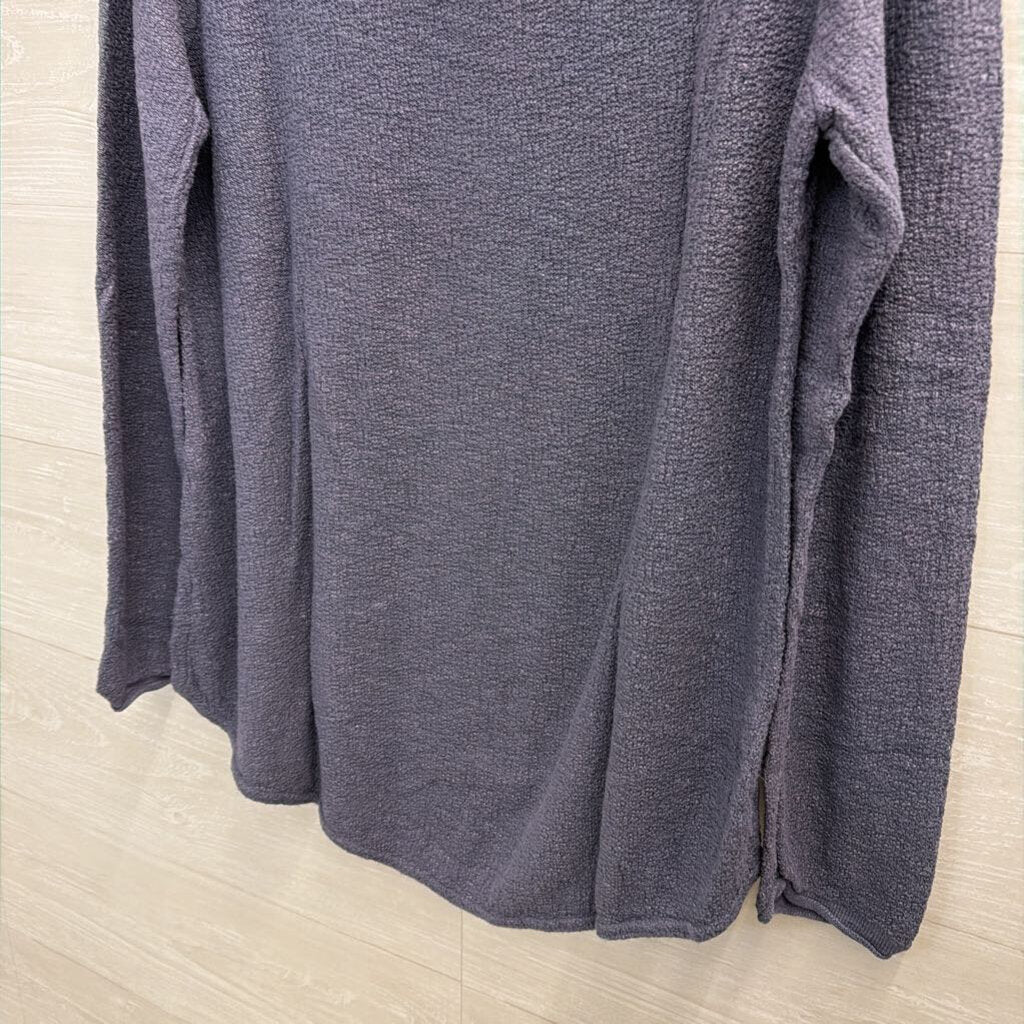 G and C Blue Knit Long Sleeve Top Small