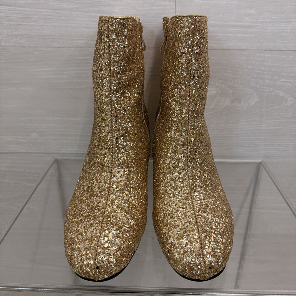 Gold Glitter Ankle Boots 41