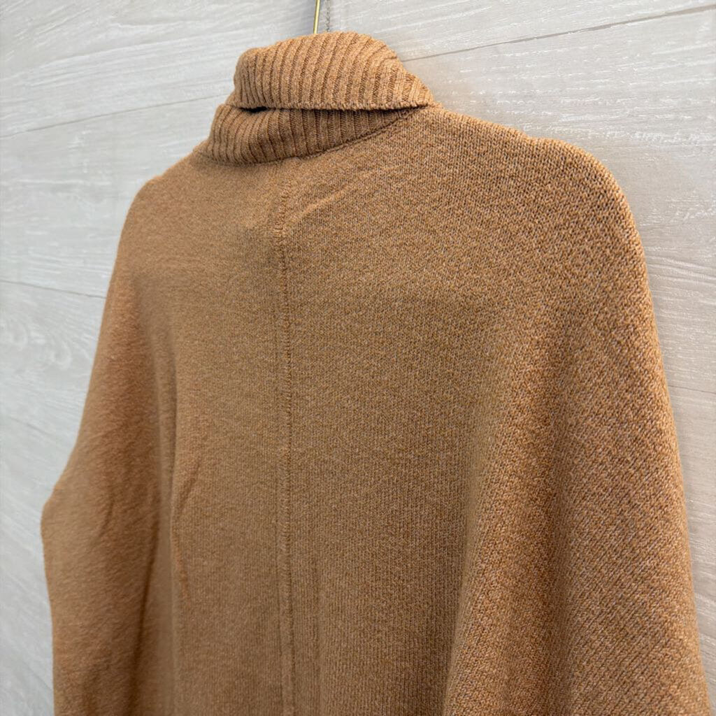 Loft Brown Knit Turtleneck Sweater Small