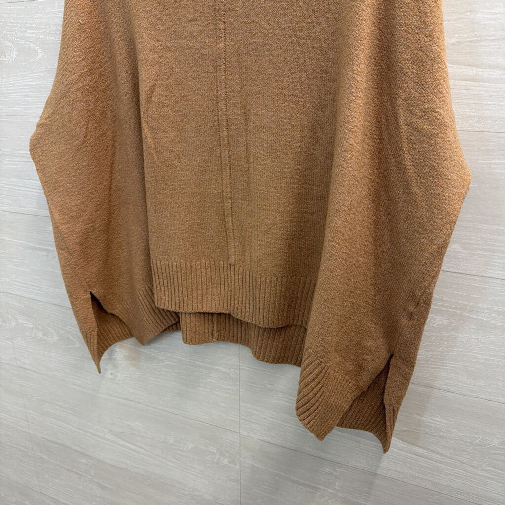 Loft Brown Knit Turtleneck Sweater Small