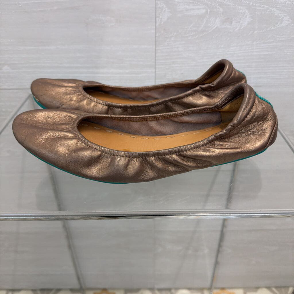 Tieks Metallic Bronze Ballet Flats 9