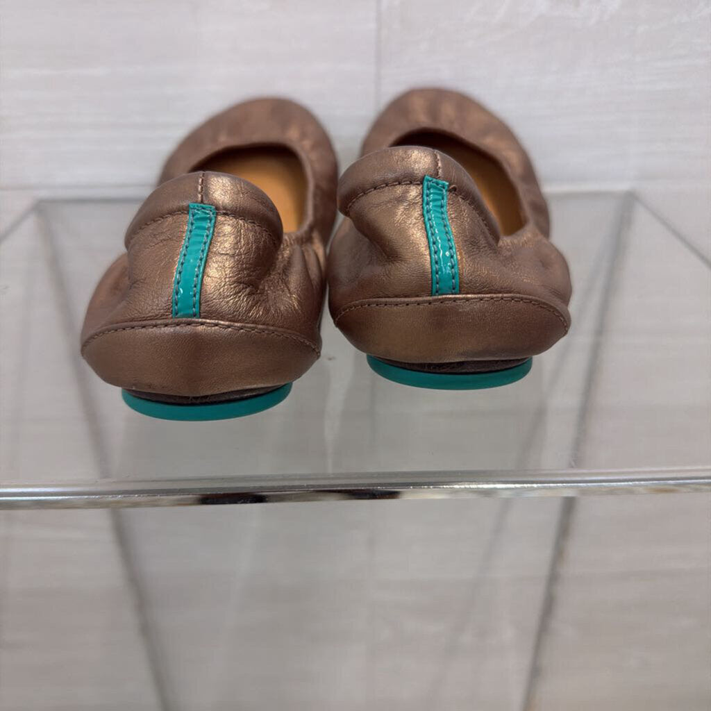 Tieks Metallic Bronze Ballet Flats 9