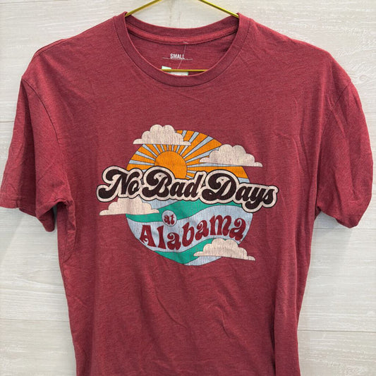 Red/ Multi No Bad Days Alabama Short Sleeve Graphic Tee Small