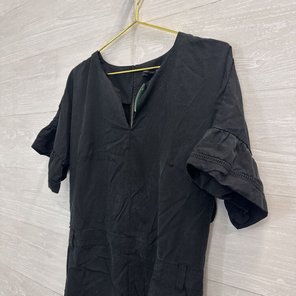 Banana Republic Black Short Sleeve Romper 10