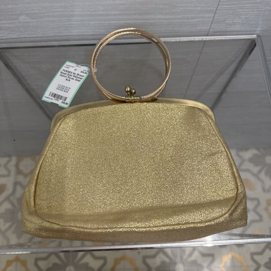 Small Gold Shimmer Clutch Purse