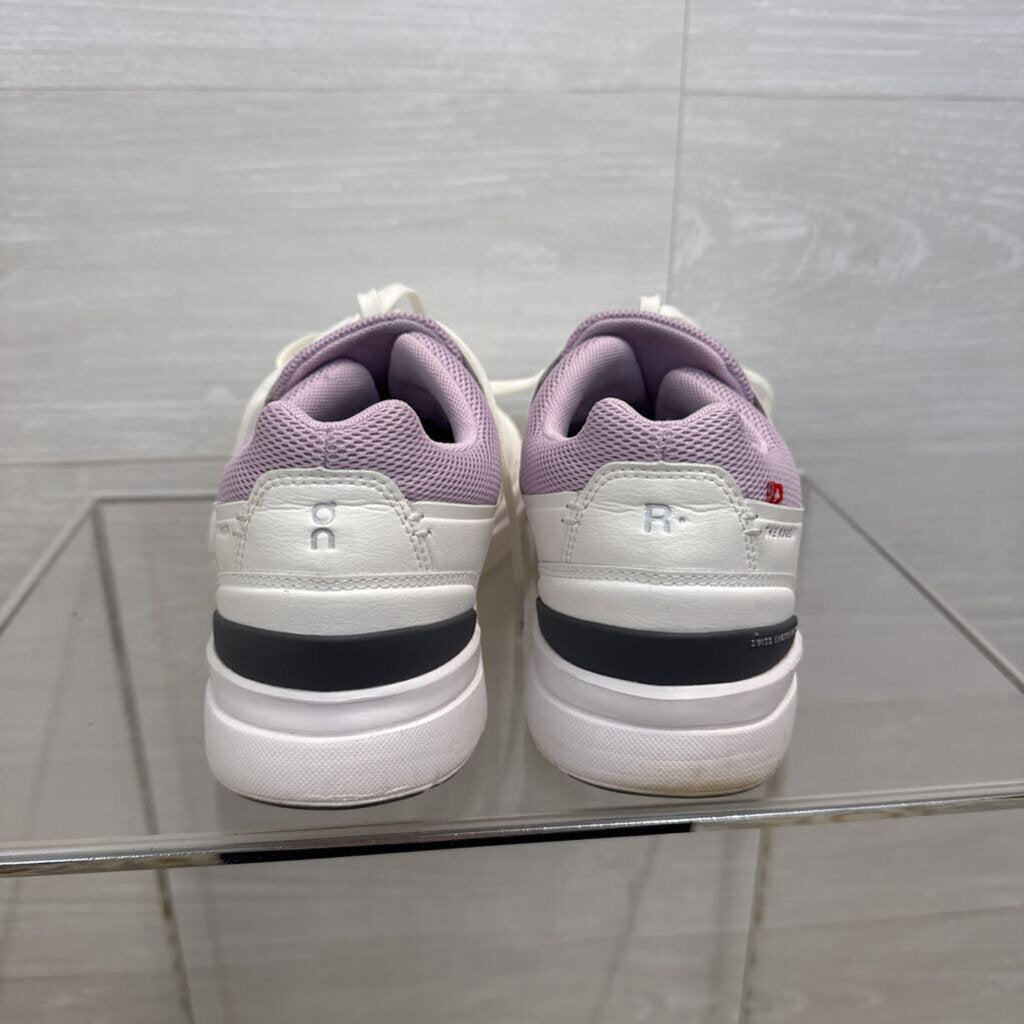 On Cloud White/ Purple The Roger Advance Sneakers 9