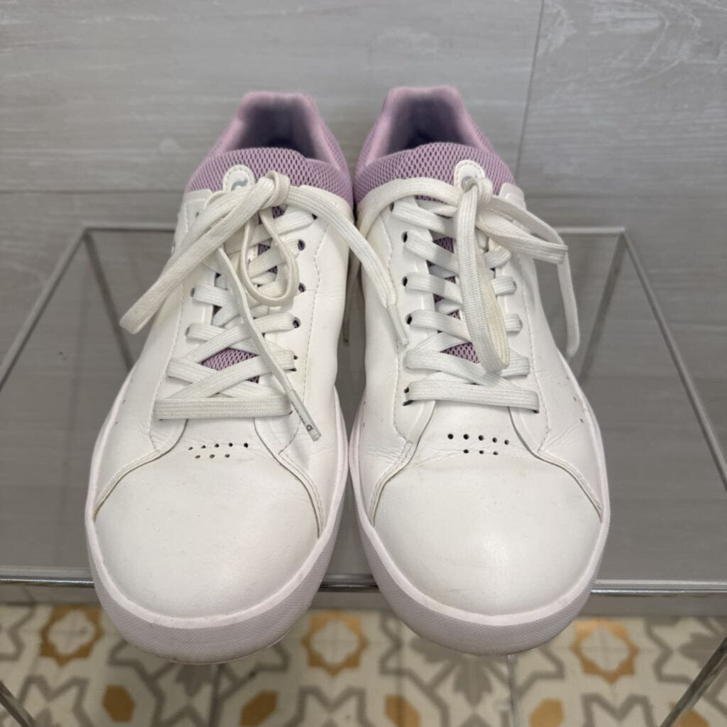 On Cloud White/ Purple The Roger Advance Sneakers 9