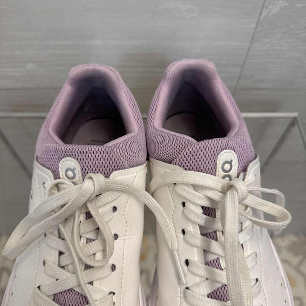 On Cloud White/ Purple The Roger Advance Sneakers 9