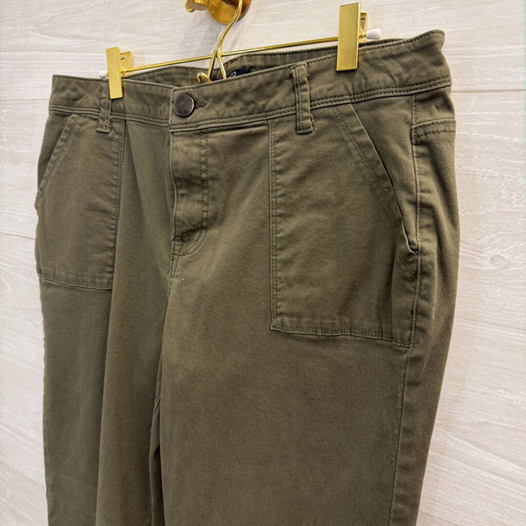 1822 Denim Green Straight Leg Pants 14