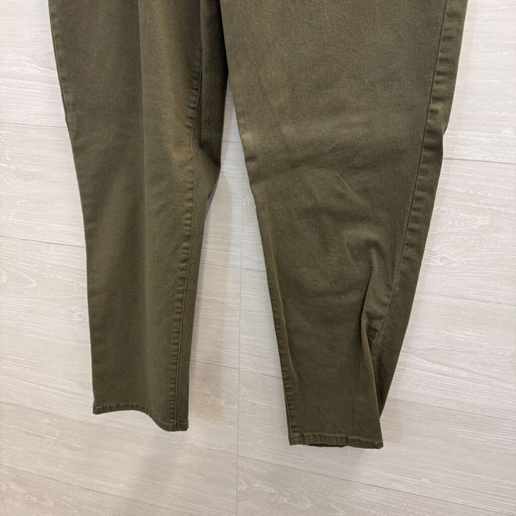 1822 Denim Green Straight Leg Pants 14