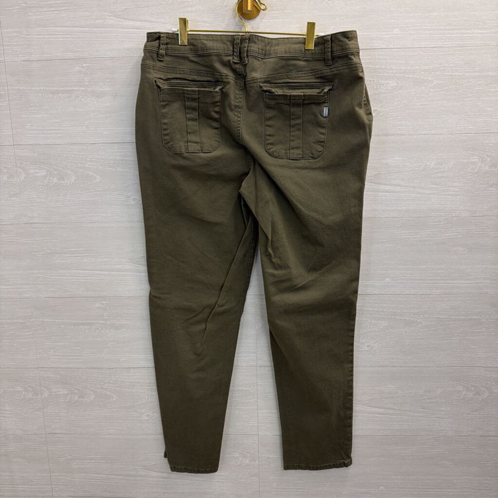 1822 Denim Green Straight Leg Pants 14
