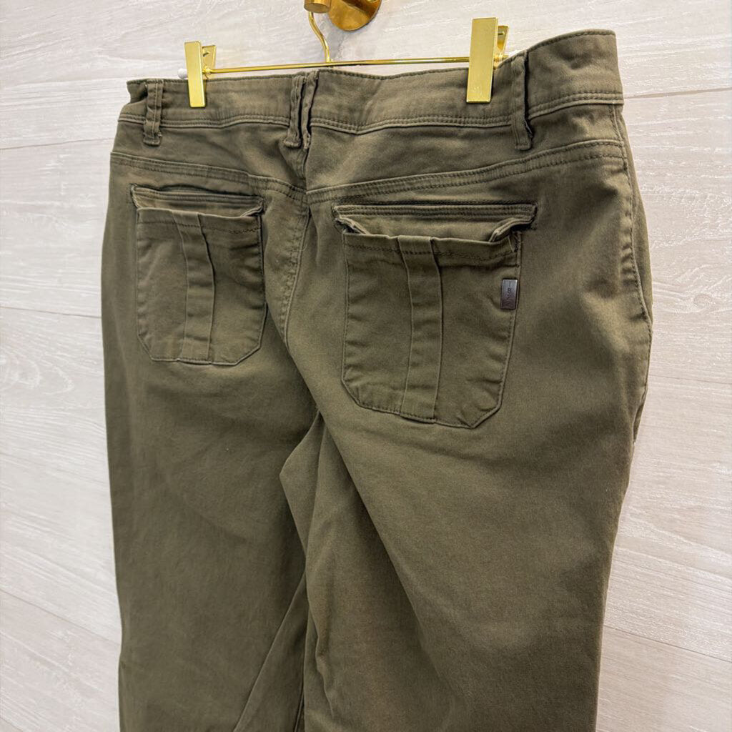1822 Denim Green Straight Leg Pants 14