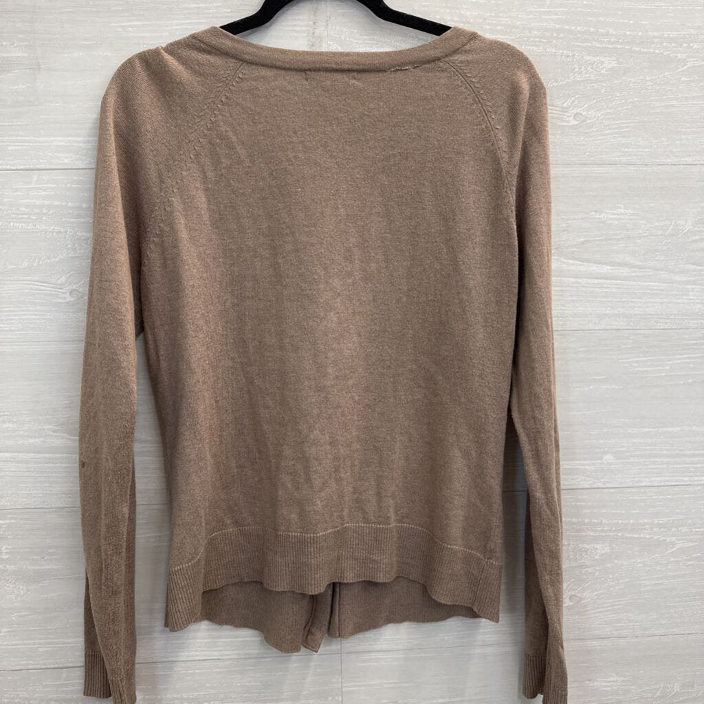 New York and Company Brown Cardigan Sweater Large