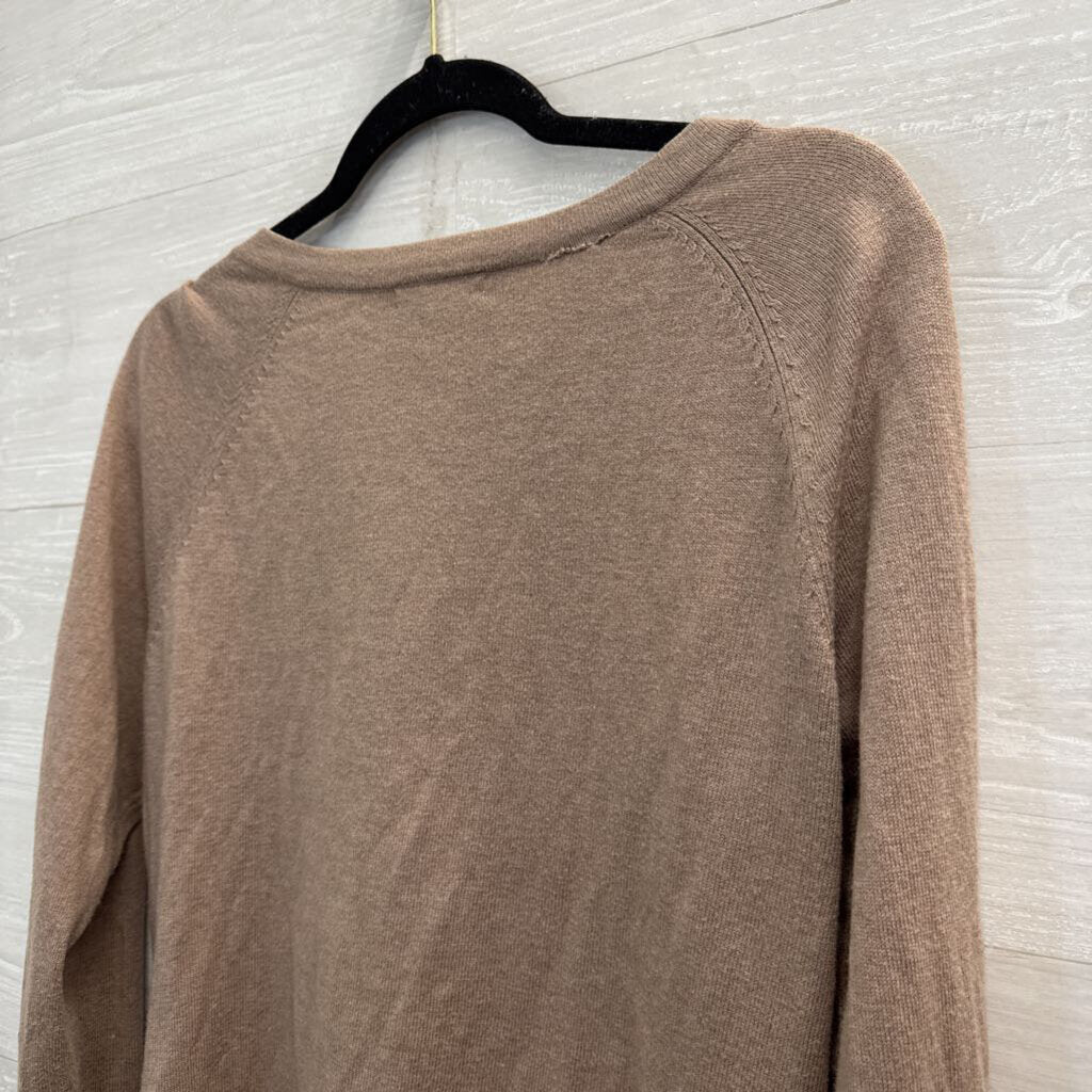New York and Company Brown Cardigan Sweater Large