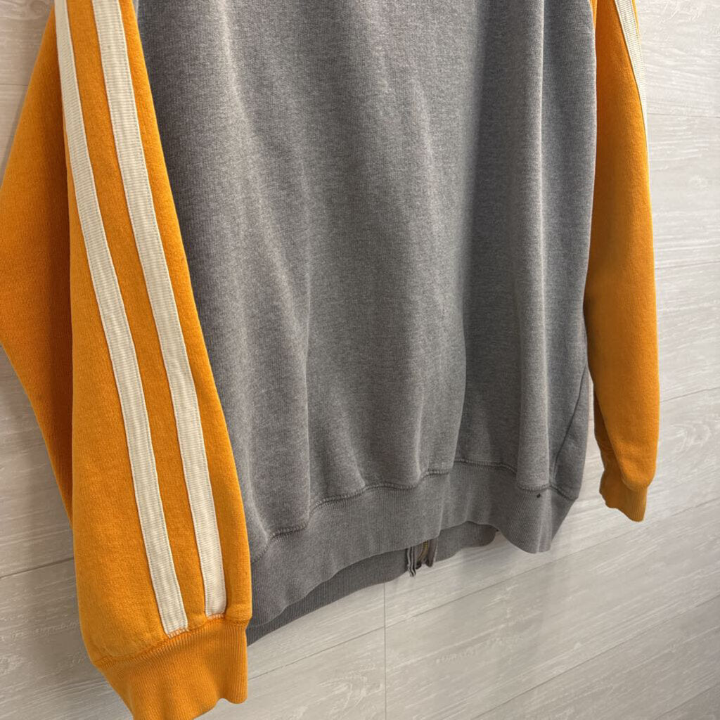 J America Grey/ Orange Tennessee Zip Up Jacket XXL
