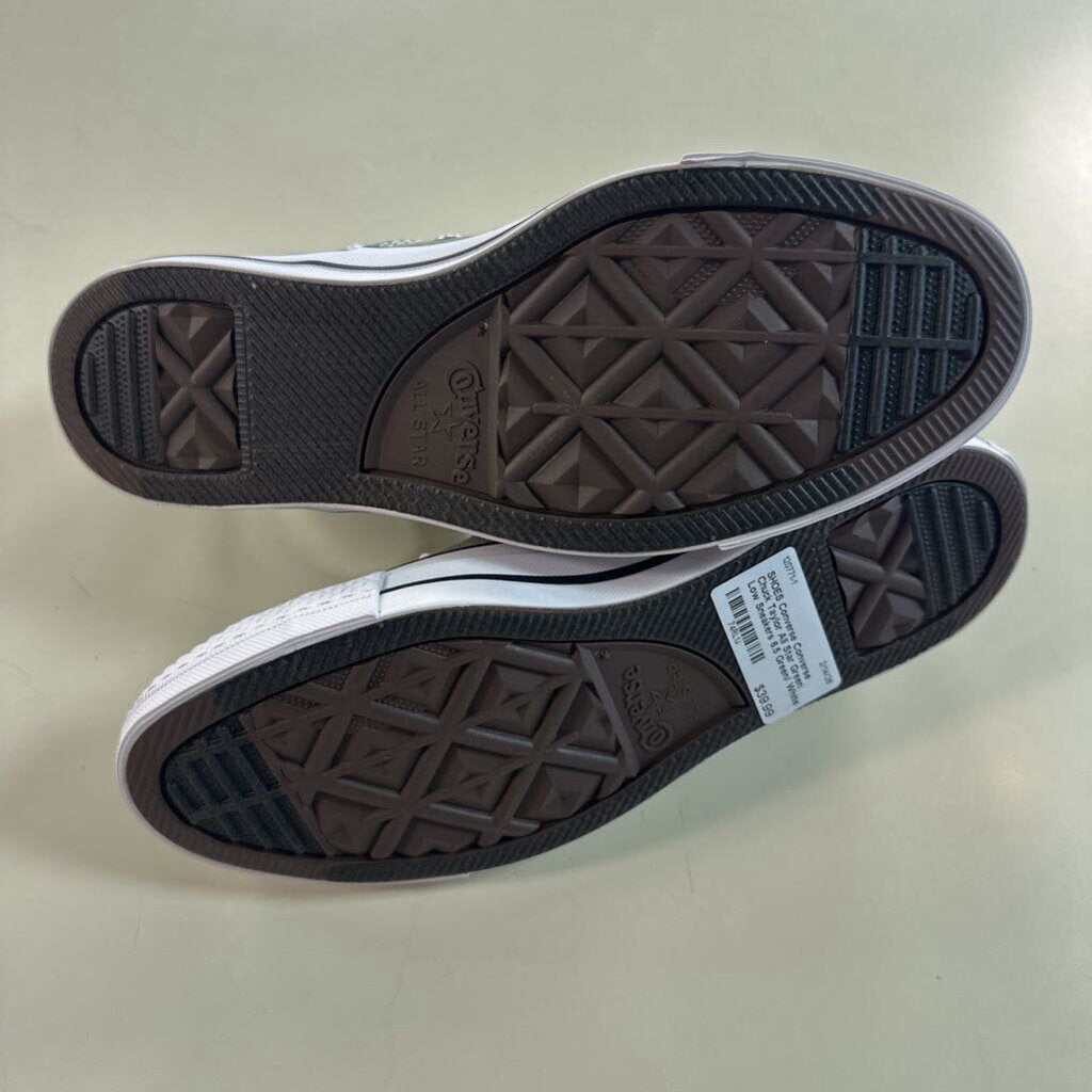 Converse Chuck Taylor All Star Green Low Sneakers 6.5