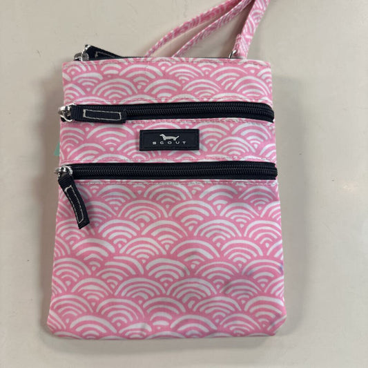 Scout Pink/ White Print Small Crossbody Purse