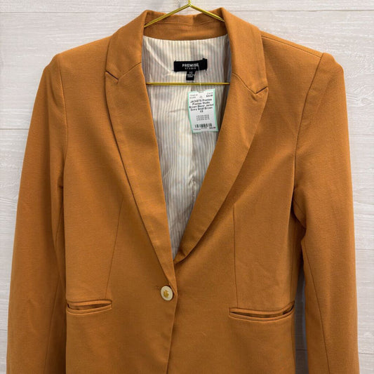 Premise Studio Brown Blazer Jacket Extra Small