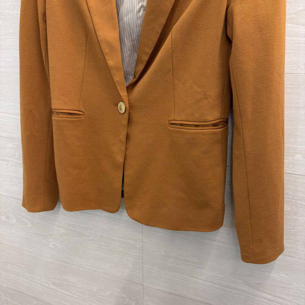 Premise Studio Brown Blazer Jacket Extra Small