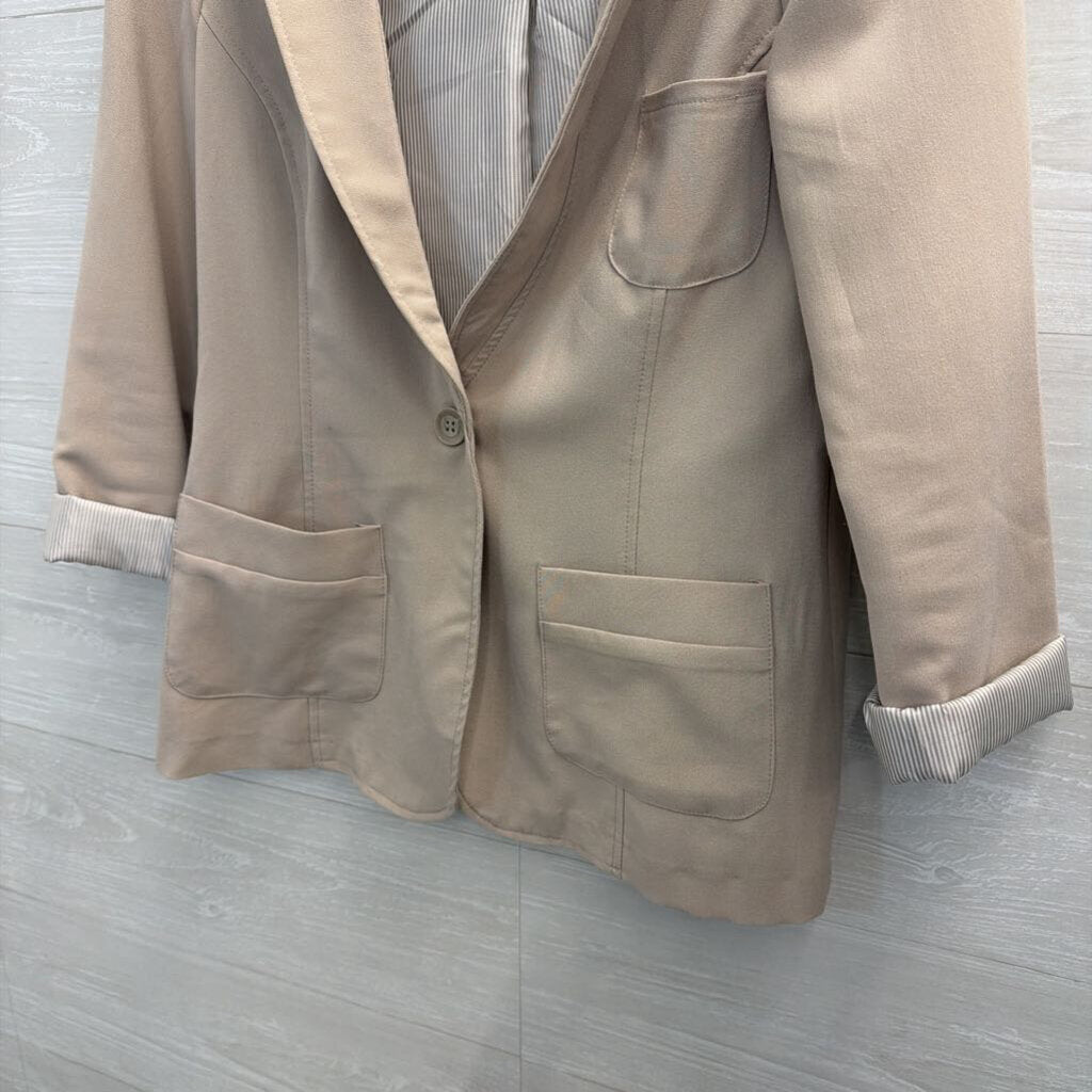 Have Beige Blazer Jacket Small
