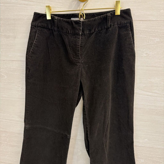 Ann Taylor Black Corduroy Wide Leg Pants 6