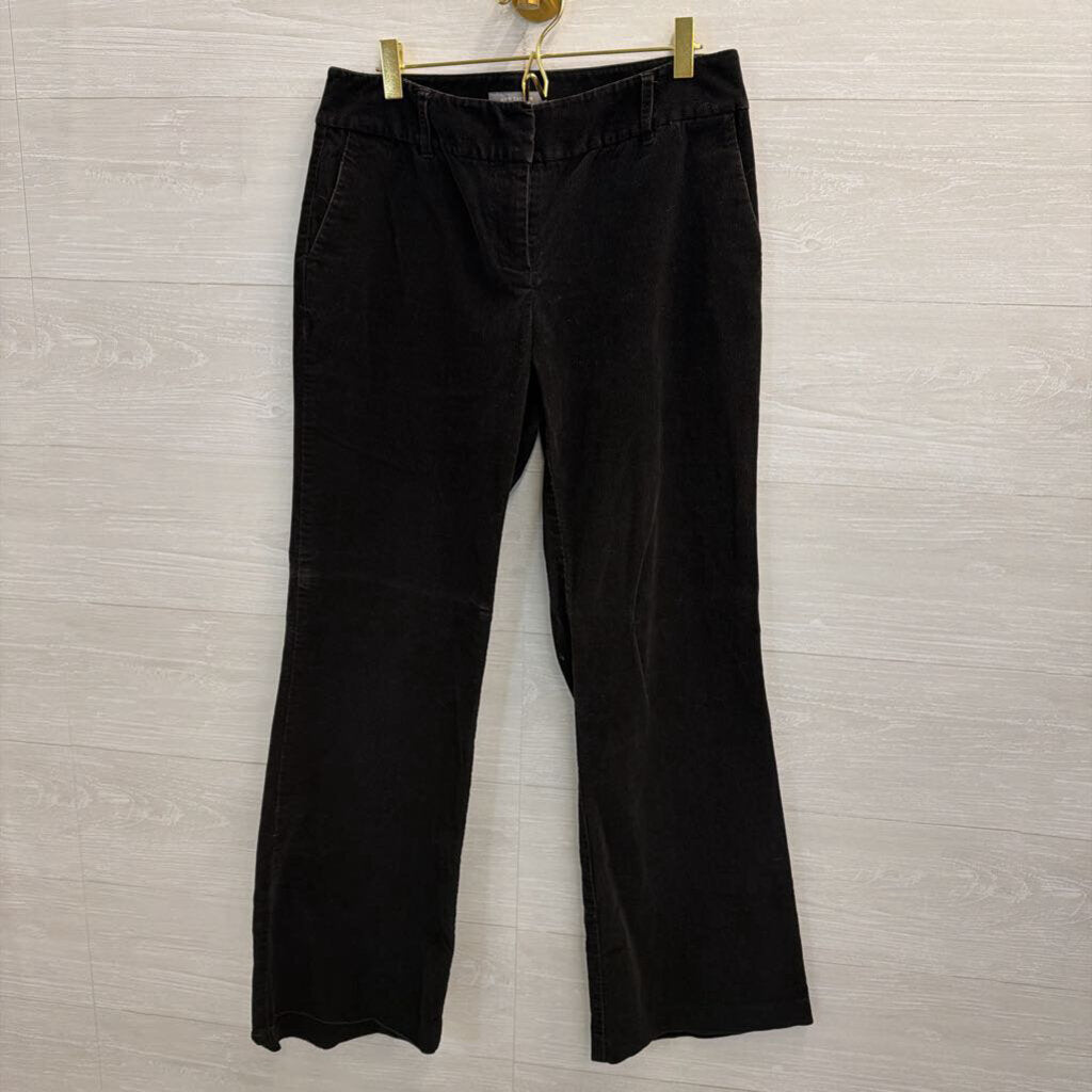 Ann Taylor Black Corduroy Wide Leg Pants 6
