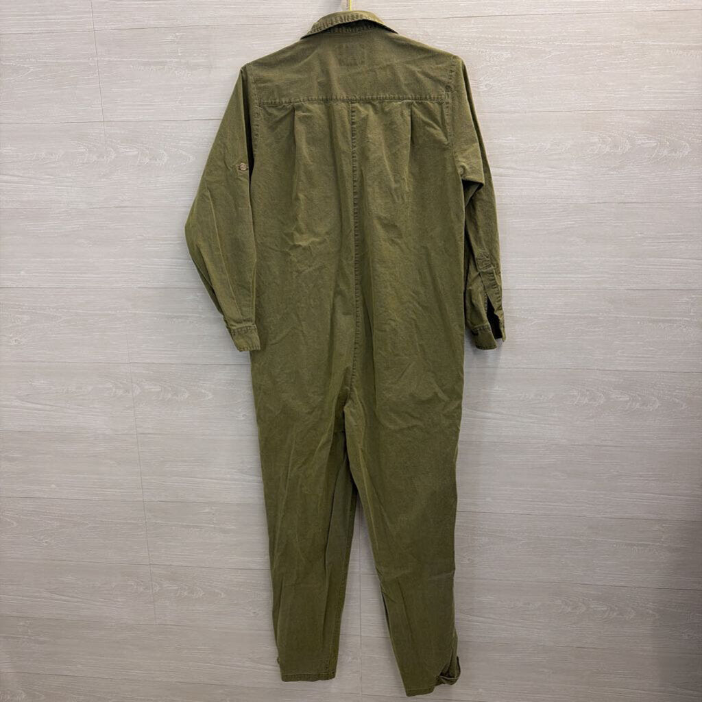 Vintage Banana Republic Long Sleeve Button Front Jumpsuit Medium