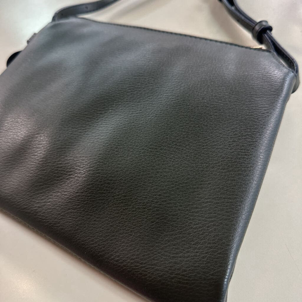 Green Leather Small Crossbody Purse