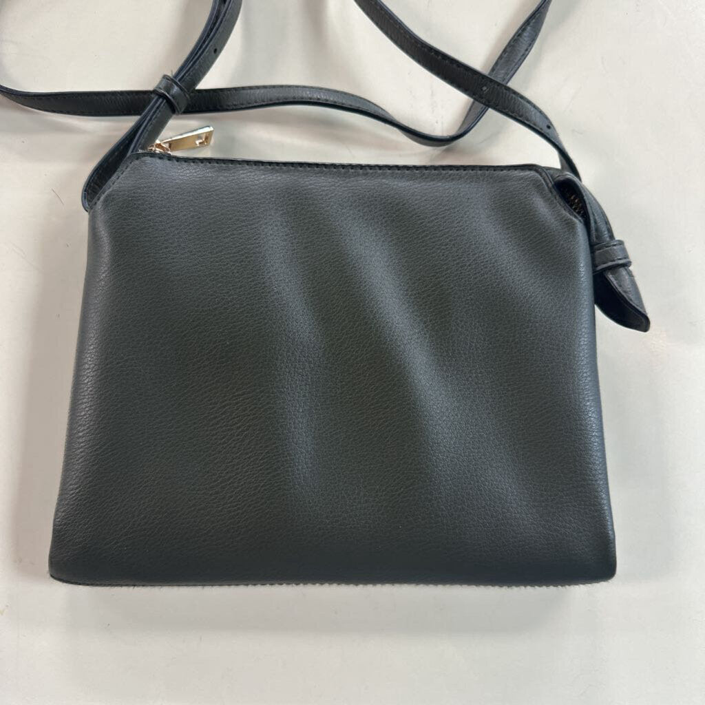 Green Leather Small Crossbody Purse