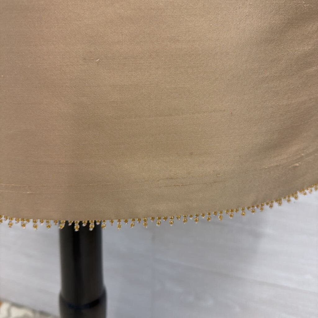 Rickie Freeman Gold Silk Blend Sleeveless Shift Dress Medium