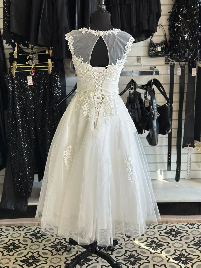 Lace Short Bridal Dress Small