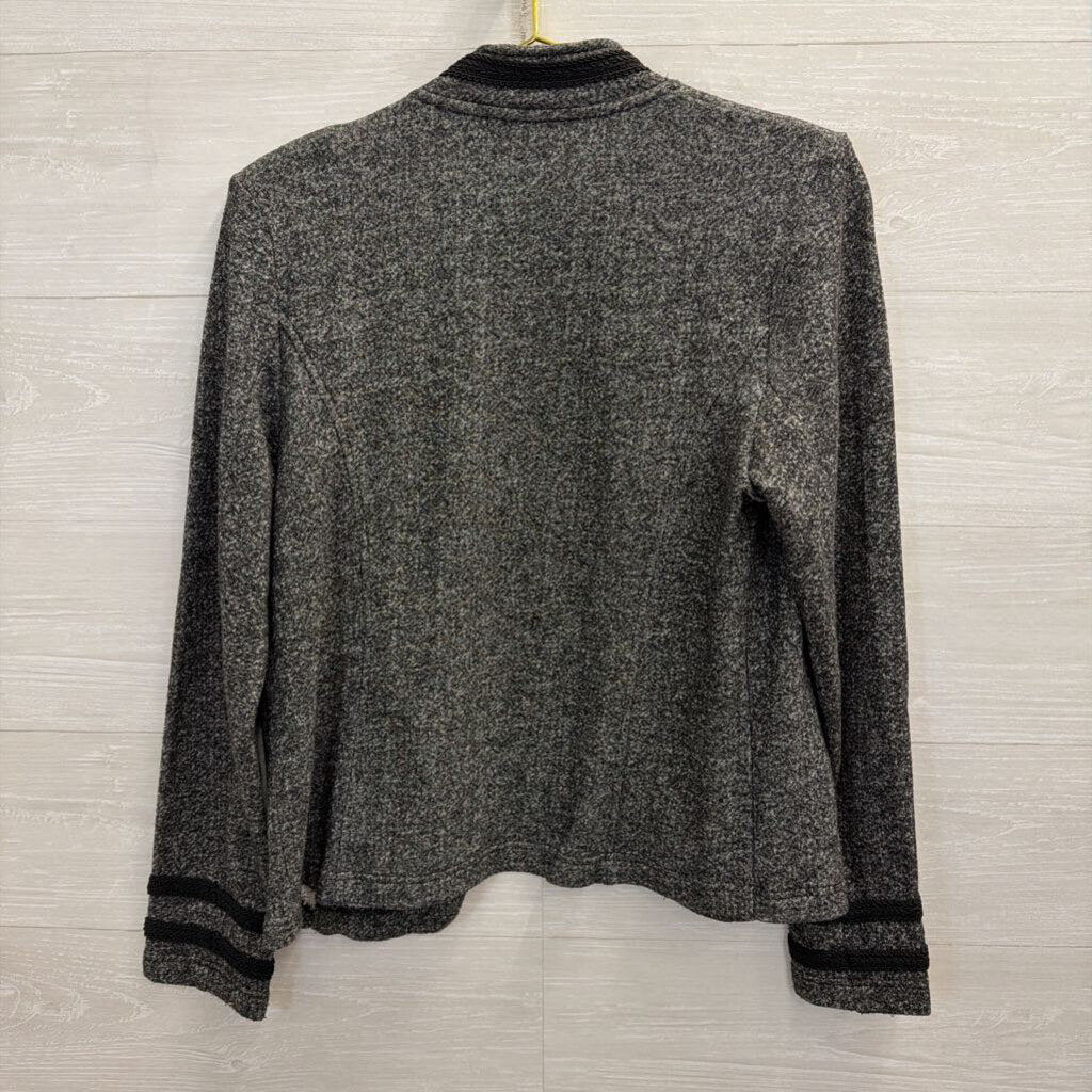 Tommy Hilfiger Grey Military Band Jacket Large
