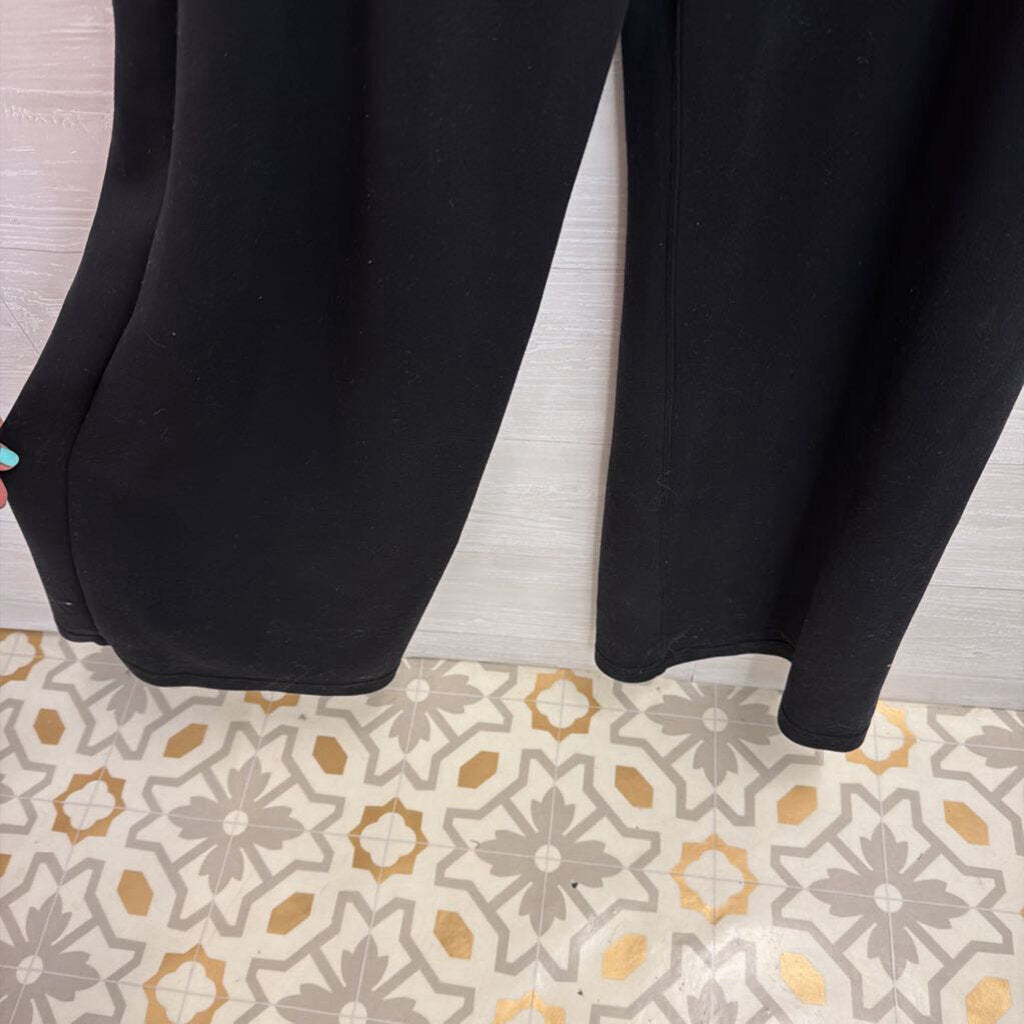 Spanx Soft Black Tie Waist Jumpsuit Large